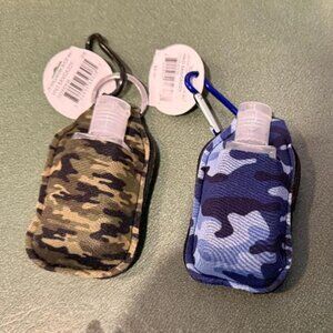 Travel Hand Sanitizer in Sleeve with Spring Ring & Carabiner (Includes Both)